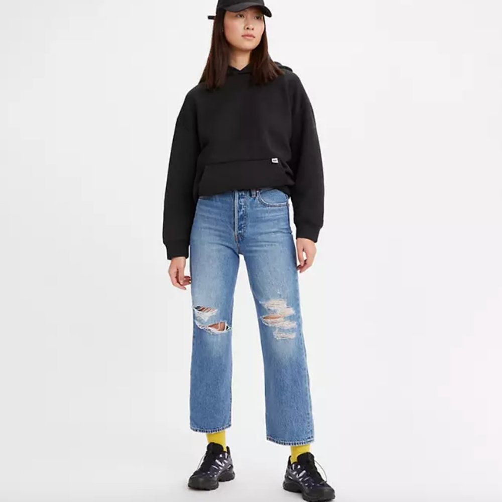 LEVI'S RIBCAGE STRAIGHT ANKLE WOMEN'S JEANS